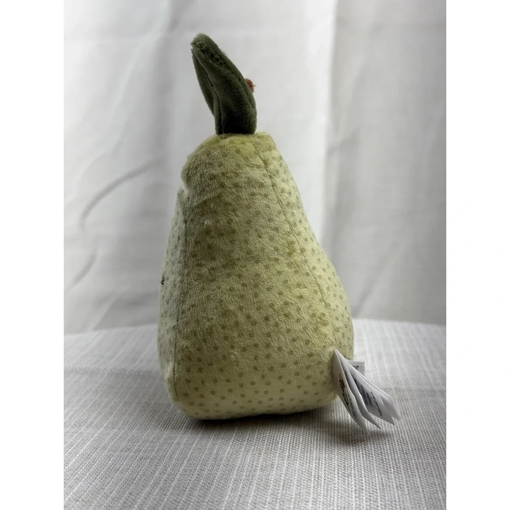 Jellycat Green Pear Plush Small Soft Stuffed Toy Fruit Smiley JCINC5234IL